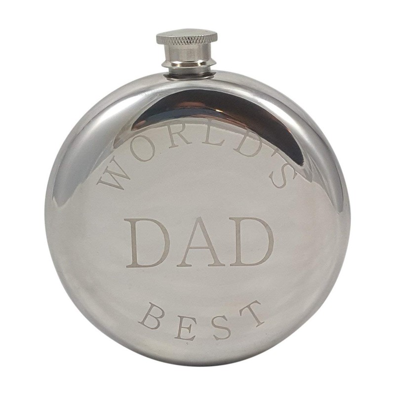 World's Best Dad Flask Gift Set