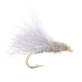 The Fly Fishing Place CDC Blue Winged Olive Emerger BWO Trout Dry Fly Fishing Flies - Set of 6 Flies Size 16