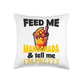 Mangonada Mango Chamoy Mexican Candy Comida Mexicana Mexico Throw Pillow