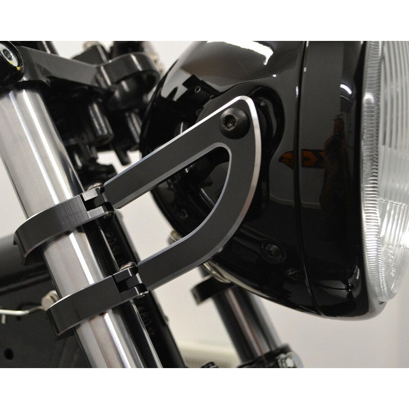 Alchemy Parts Headlight Holder with Clamp Fork 56-57 mm for