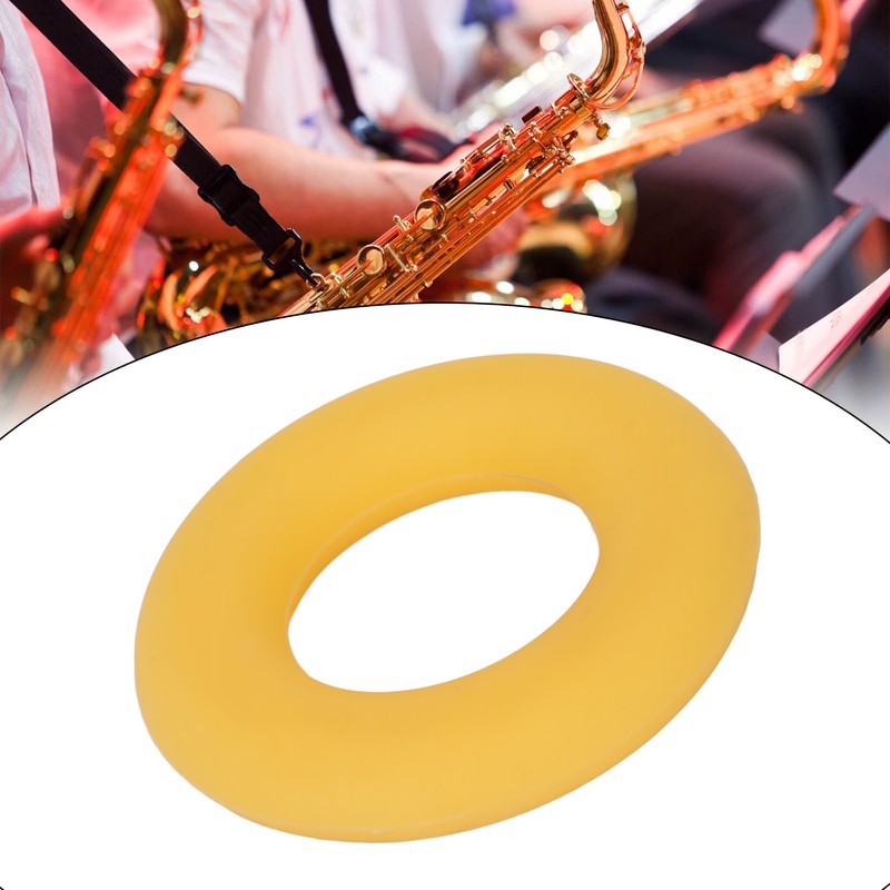 Saxophone Mute Alto Sax Tone Filter Silicone Bell Protective Ring