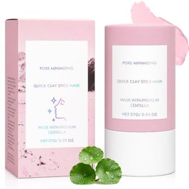 Centella Clay Stick Mask,Poremizing Quick Clay Stick Mask, Centella, Limpieza Profunda, Apta para Pieles Grasas y Sensibles.