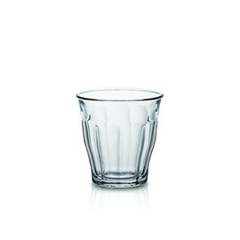 Duralex Picardie Glass Tumbler Set of 6, 10-7/8 ounce, Clear