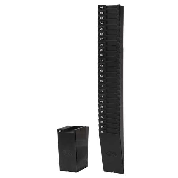 Lathem Expanding Time Card Rack for 7" Cards, 25 Pockets,