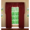 Today's Curtain Emelia Original Voile Swag Pair 38", Burgundy, 60"W