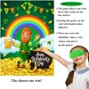 HRENCY St Patricks Party Games Pin The Hat on The