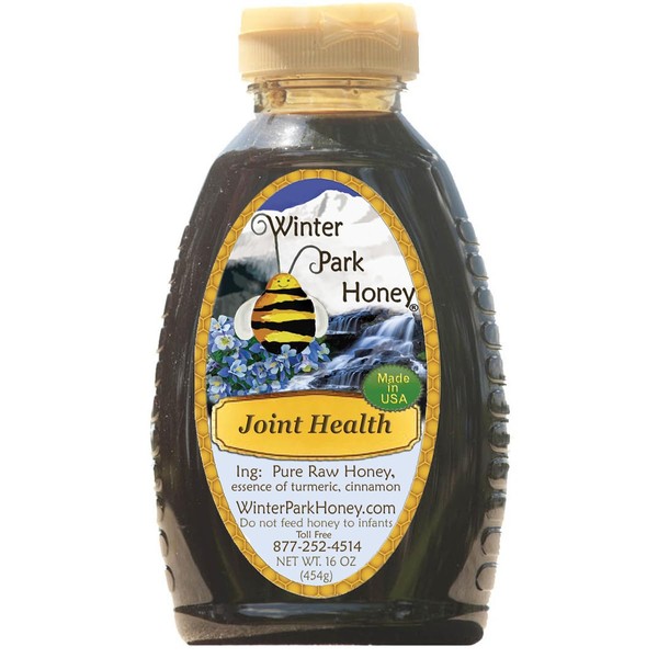 Buckwheat Honey with Cinnamon and Turmeric (Joint Health) 16 Oz -