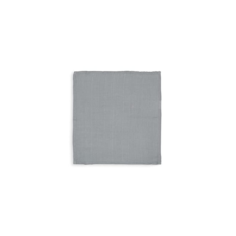 Jollein 437-848-65308 Burp Cloths Grey Pack of 3 31 x