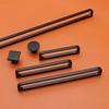 LBFEEL 3.75" Cool Black Cabinet Pulls Handles Matte Black Cabinet