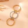 Interlocking Stackable Rings for Women Link Ring that Don't Tarnish