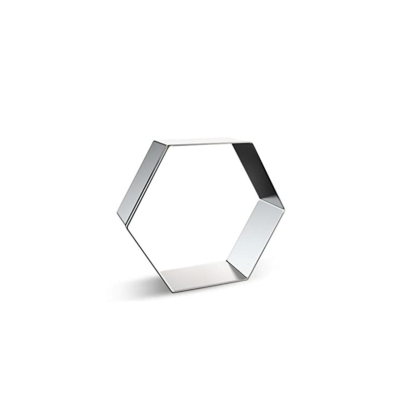WDYJMALL Beehive Honeycomb Hexagon Shape Cookie Cutter - B