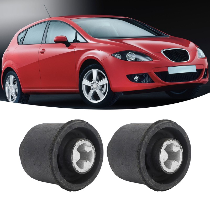 2Pcs Rear Axle Mount Bushing 1J0501541 Rugged Wear Resistant Reliable