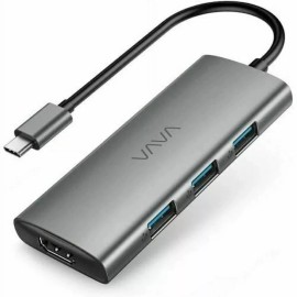 VAVA 7in 1 USB C Hub MacBook Pro Type C 4K HDMI Thunderbolt 3 Adapter Dock