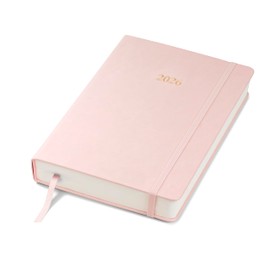 Wykeham's Executive 2026 Daily Journal Planner – Customization Available (Rose, 8.5"×5.5")