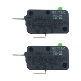 LONYE SZM-V16-FA-62 3B73361E Microwave Oven Door Micro Switch Fit for LG Starion Microwave 6600W1K001C PS3522736(Normally Closed)(Pack of 2)