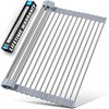 Zulay Kitchen 17.5” x 12” Roll Up Dish Drying Rack