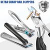 Toenail Clippers for Seniors Thick Toenails, Large Wide Opening Toe