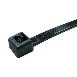 100 Pack - Cable Ties - 4.8mm x 160mm Black