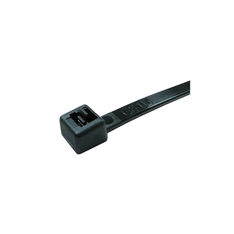 100 Pack - Cable Ties - 4.8mm x 160mm Black
