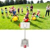 Desktop Basketball Game Foldable Reduce Pressure Aluminium Alloy Miniature Basketball