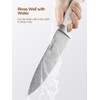 Knife Set, D.Perlla 7 Pieces Kitchen Knife Set with Built-in