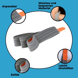 Matchu Sports Mitella Universal Arm Sling Arm and Shoulder Pain Physiotherapists Prescribed Fractures, Bruises, Dislocations Velcro Fastening Adjustable Grey Unisex 170 cm