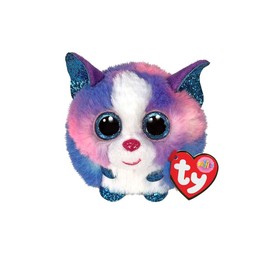 TY 2007541 Cleo Husky Puffies Plush Animal, Multicolor