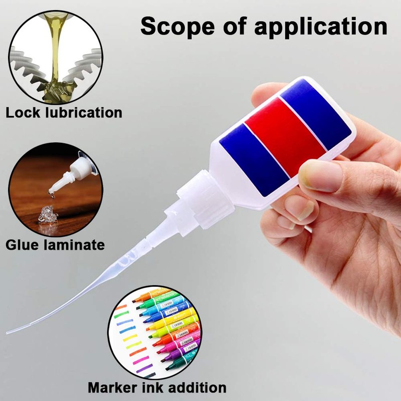 PAGOW Glue Micro Tips, 100 PCS Precision Micro-Tips, Glue Extender