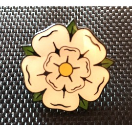 YORKSHIRE ROSE ENAMEL PIN BADGE (PB7) BIGGER THAN OTHERS A GREAT GIFT