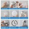 Suction Cup Wreath Hanger，Suction Cup Hooks Hanging 15 Lbs，Waterproof Suction