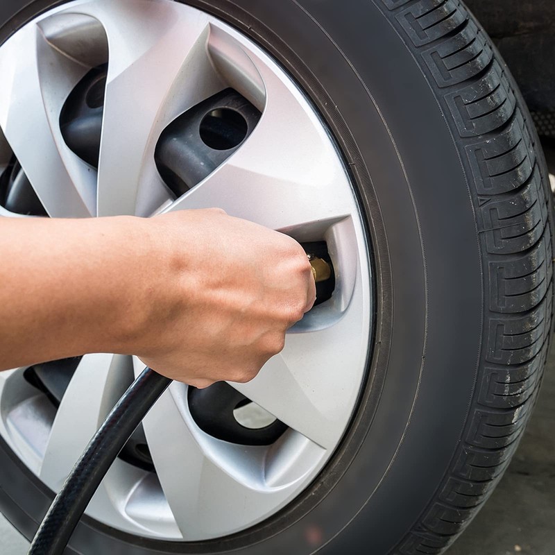 WEAVERBIRD Car Tire Hoses, Tire Valve Air Hoses Portable Compressor
