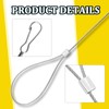 Biaungdo 2 Pcs Adjustable Gate Latch Cable Pull, Stainless Steel