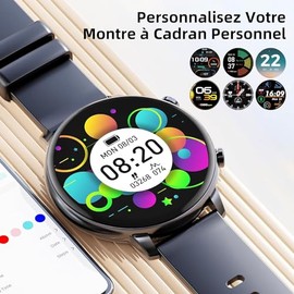 Hwagol Reloj Inteligente Hombre Mujer, 1.39" HD Smartwatch Hombre con Bluetooth Llamada, Reloj Smartwatch con 100+ Modos Deportivos/Pulsometro/SpO2/Sueño, Relojes Inteligentes para Android iOS