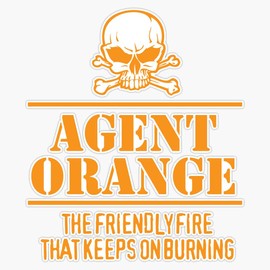 HOF Trading Agent Orange Vinyl Sticker Waterproof Decal Laptop Wall Window Bumper Sticker 5"