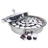 TrueVine Top & Bottom Communion Cups and Wafer Set -