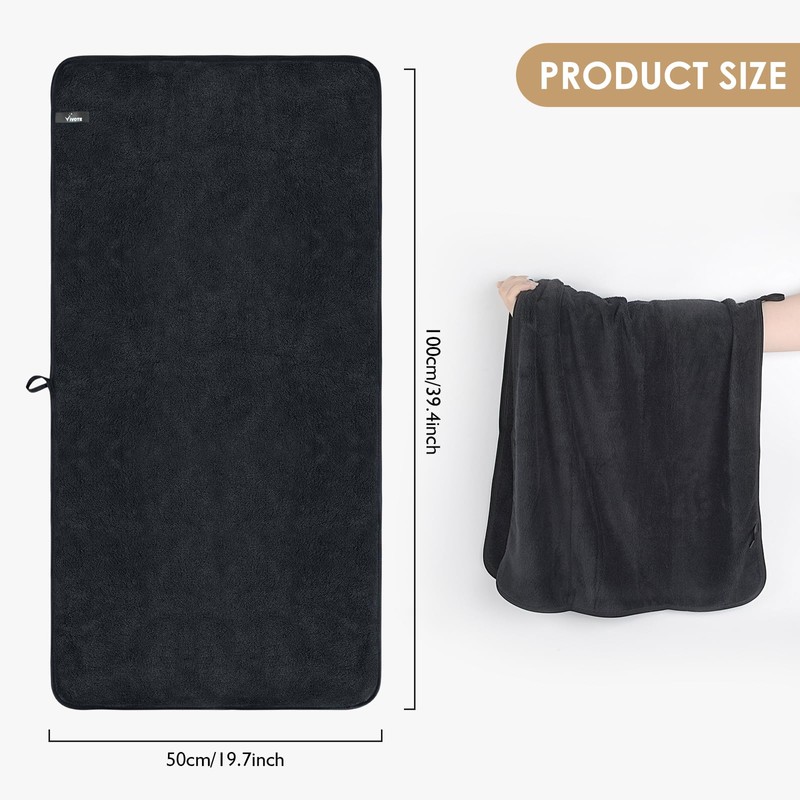 VIVOTE 50x100 CM Microfibre Hand Towels for Bathroom, Super Soft