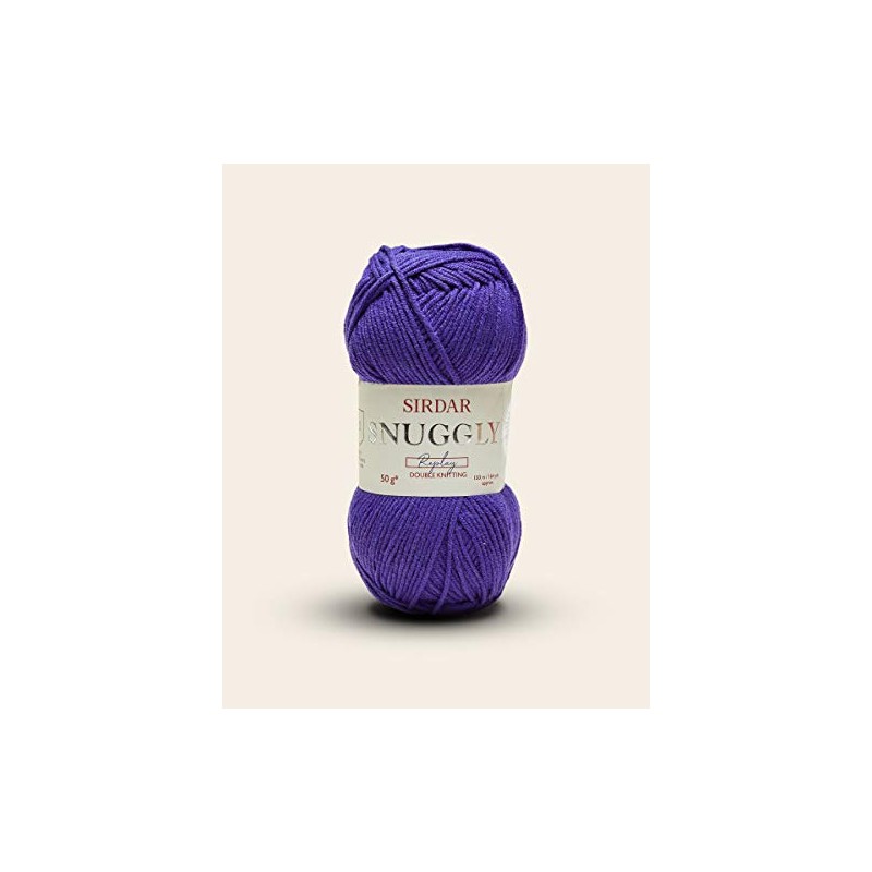 Sirdar Snuggly Replay DK Double Knitting, Quiet Violet (122), 50g