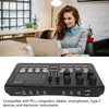 BT5.0 Wireless Sound Card Noise Reduction Modes Adjustable Sound Mixer
