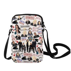 LEVLO Law Order Robert Goren Crossbody Bag Olivia Benson Fans Gift Alexandra Eames Shoulder Bag Law Detective Merch, Dun C Bag