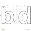KTC-HOME - Premium House Number Anthracite Including Mounting Material -