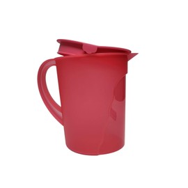 Tupperware Jug Water Jug Milk Jug Pitcher Leak-Proof with Pressure Lid BPA Free (Red 3.75 Litres)