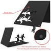 Unique Black Metal Decorative Bookends - Whimsical Hidden Book Ends