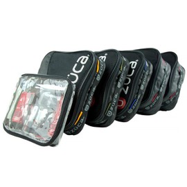 ZUCA Pro-Black Standard Packing Utility Pouch Set - Durable, Spacious CosmeticStorage Solution, Clear TSA Approved Toiletry Bag For Travel & Professional Use