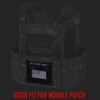 Molle Hook & Loop Tactical Pad Panel Attachment,2 Pack Laser