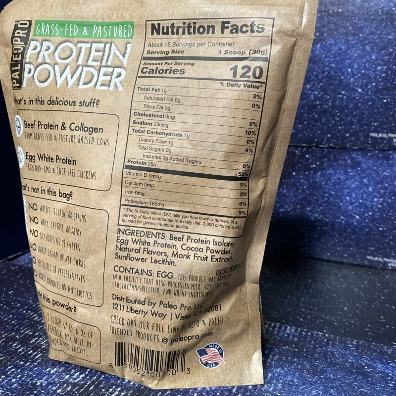 PaleoPro Protein Powder Grass-Fed Pastured,Nativ