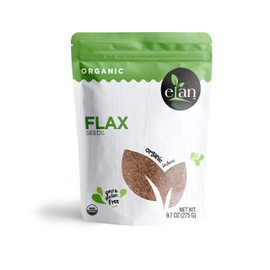Elan Organic Flax Seeds 8 Pack, 77.6 Ounce