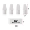 Mr. Pen- Pencil Erasers Set, 66 Pack, White, Latex-Free, No