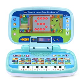 VTech Swipe and Learn Smarties Laptop, Blue