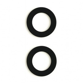 20-Pack 1 Inch Rubber Washer Gaskets – Flat Hose Washers for Garden Hose, Shower Head, Faucet, O-Ring Seal, Leak-Proof Gasket Rings for Plumbing Use