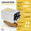 Uiyofok OEM V8043F1036 3/4" Zone Valve,Replacement for V8043F1093,40003916-048/U Replacement Head,24V,Normally